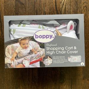 Boppy shopping cart & high chair cover brand new in box